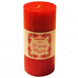 Vela estilizada Frutos Rojos