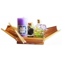 Cesta Mikado + vela + popurrí