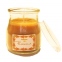 Vela Canela en vaso con tapa